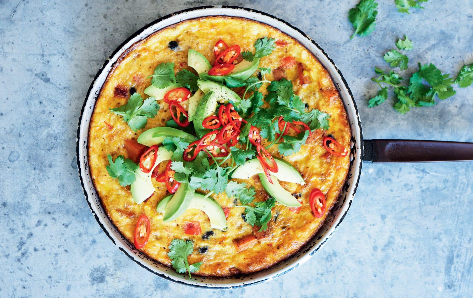 Mexi-bean frittata