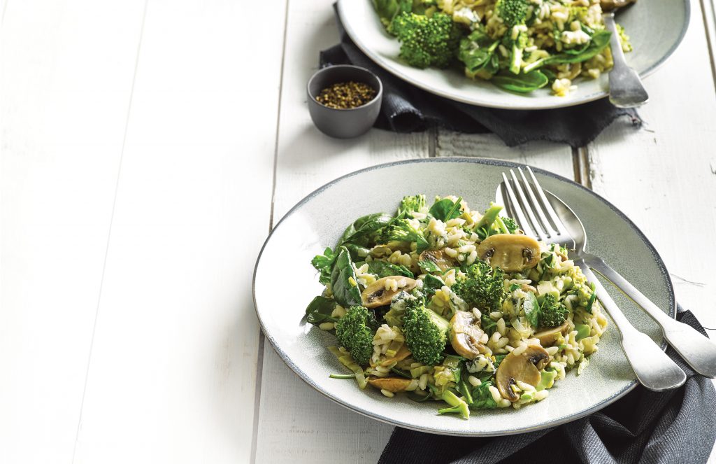 Quick broccoli and blue cheese risotto Quick broccoli and blue cheese risotto