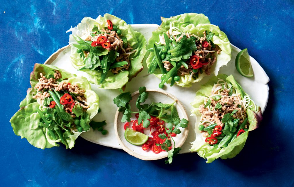Lime and chilli pork larb