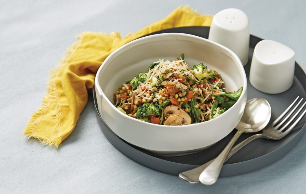 Buckwheat vegetable risotto