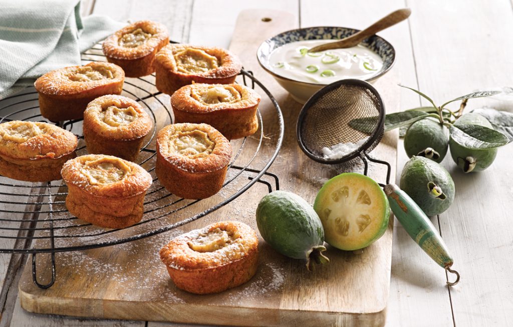 Feijoa friands