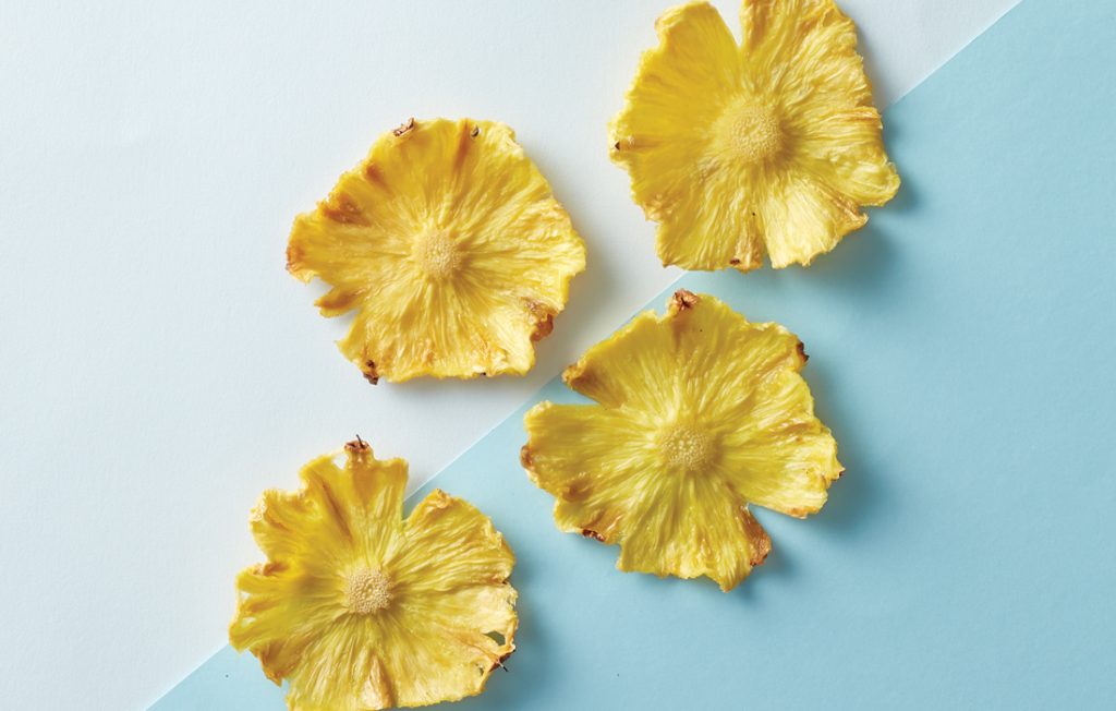 Pineapple flowers
