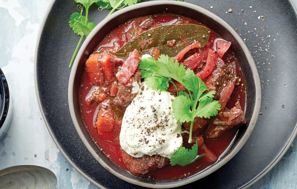 Beef borscht