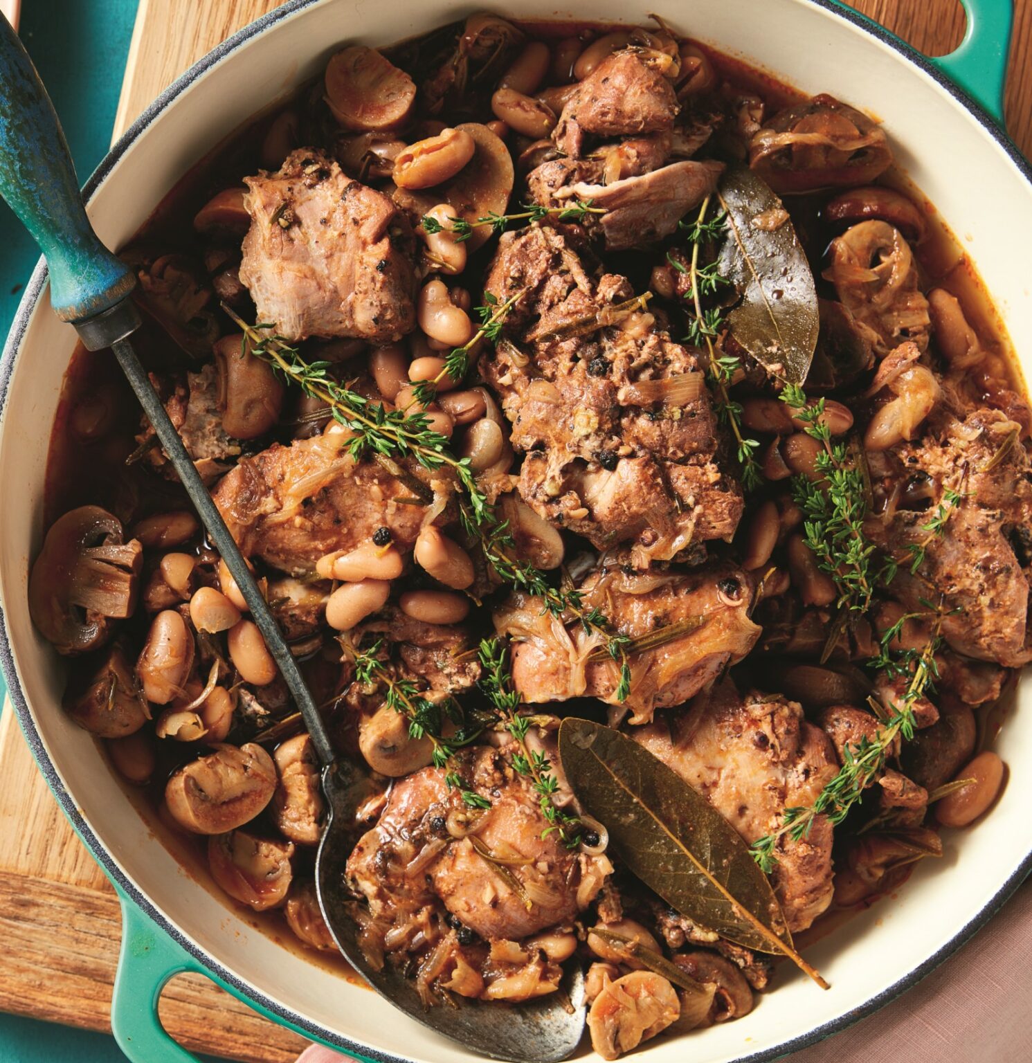 Chicken and mushroom Provençal
