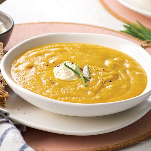 Creamy Jerusalem artichoke soup