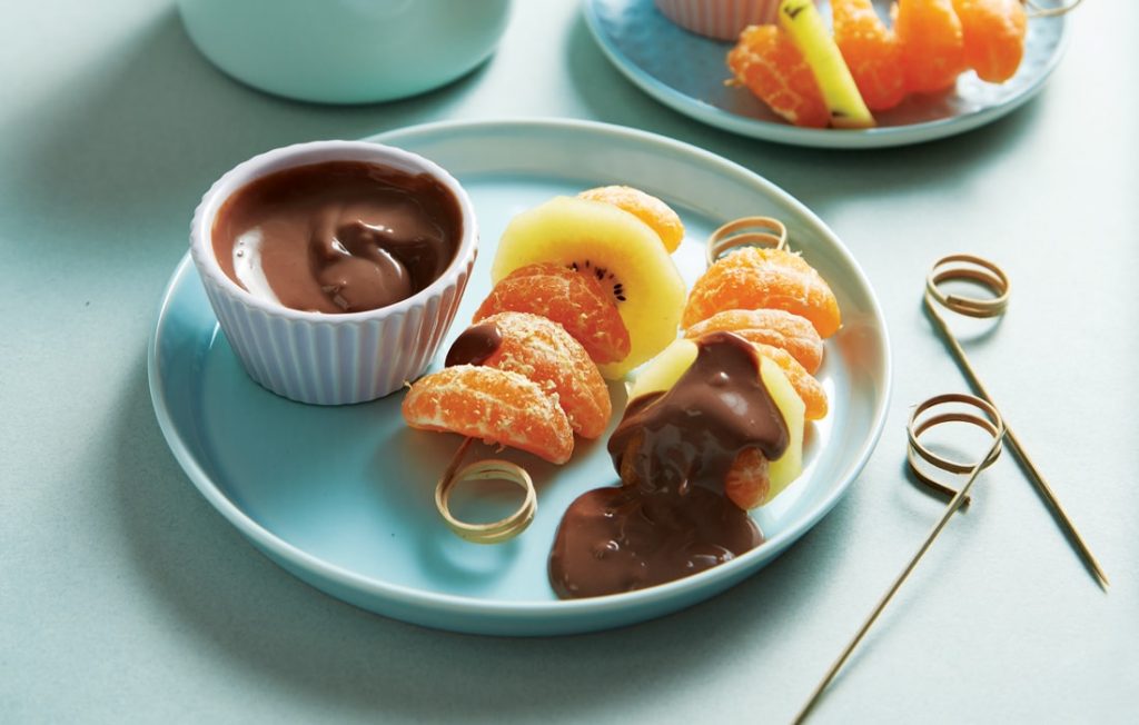 Chocolate orange custard