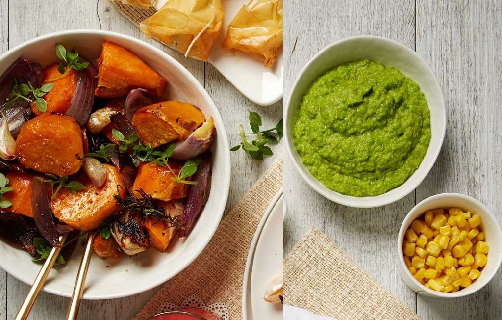 Christmas vegetable medley