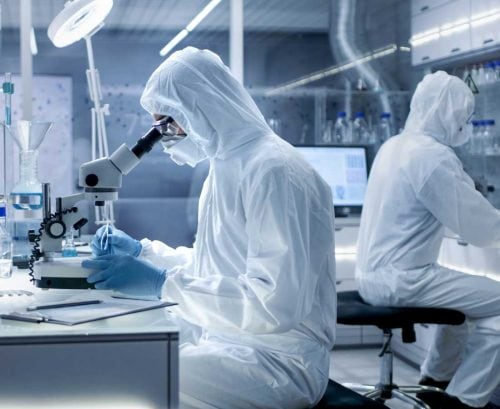 Scientists in the lab