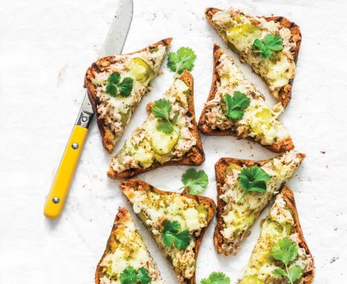 fish on toast