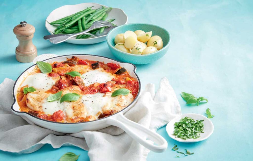 Cheesy chicken parmigiana