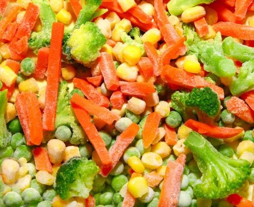 frozen mixed vegetables
