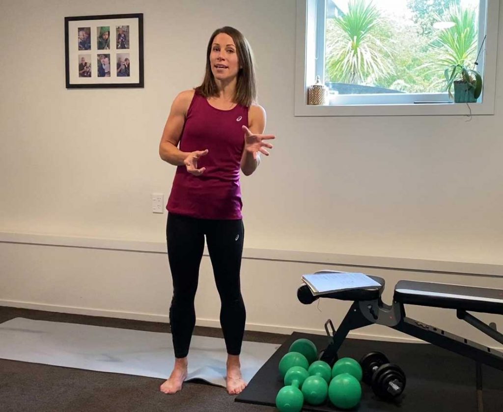 3 effective at-home workouts Claire Turnbull explaining exercises