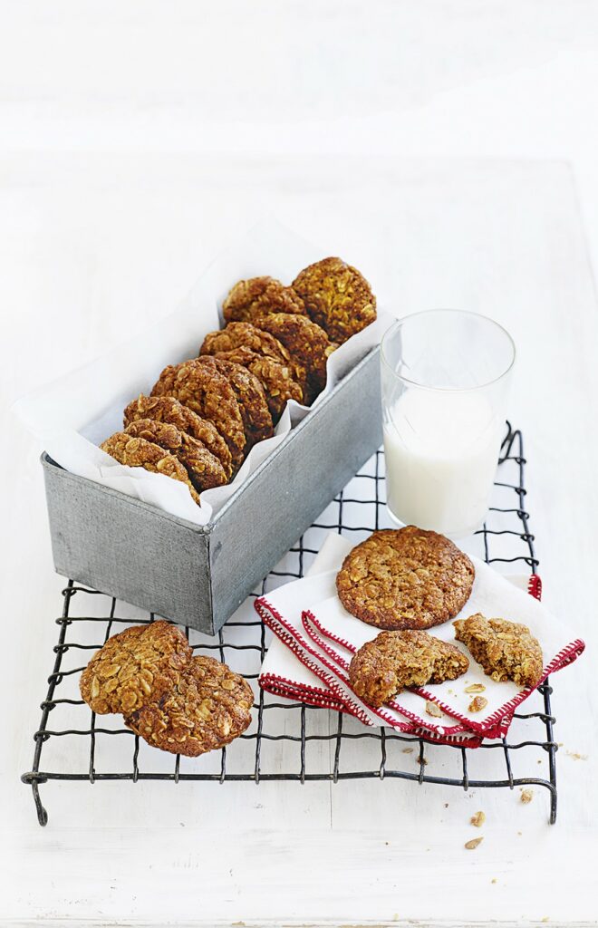 Healthier Anzac biscuits Healthier Anzac biscuits