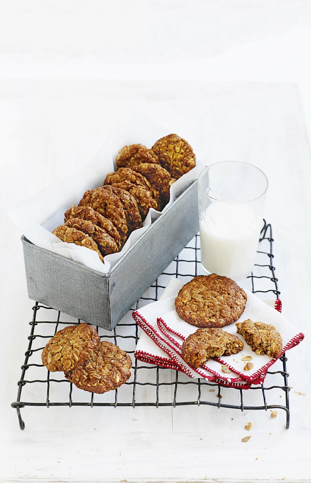 Healthier Anzac biscuits