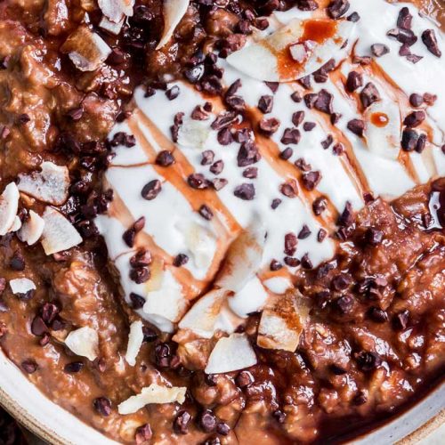Chocolate porridge
