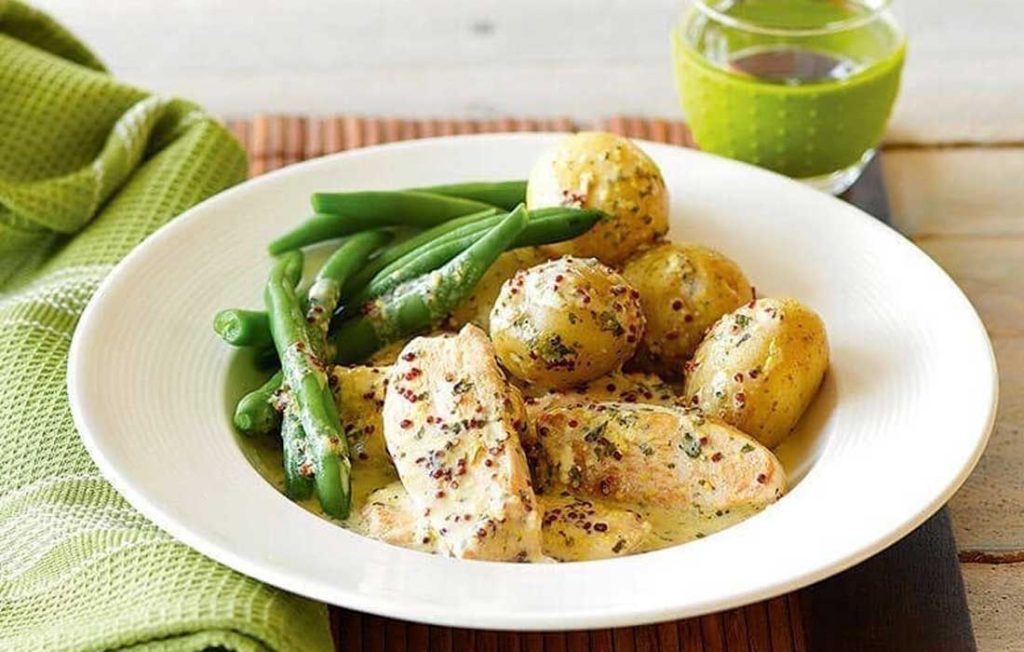 Creamy mustard chicken