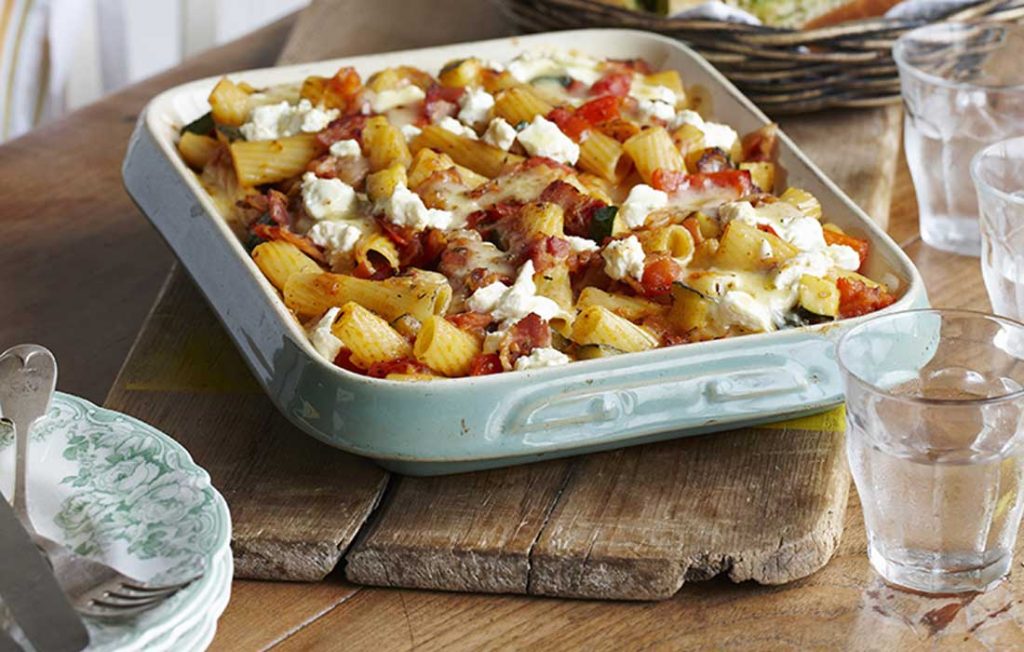 Ham pasta bake