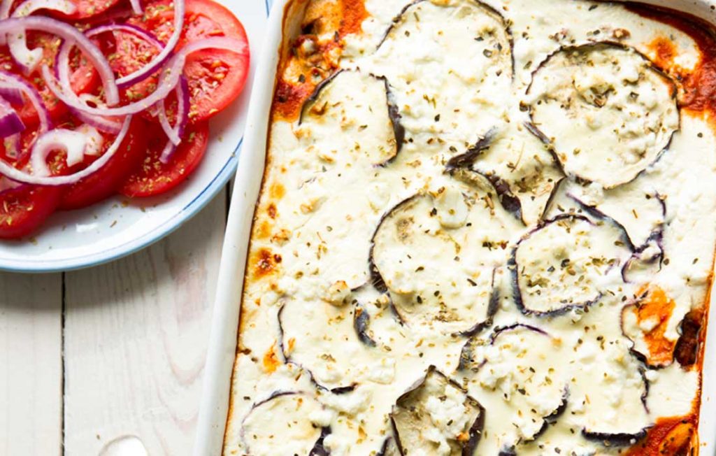 Healthier moussaka