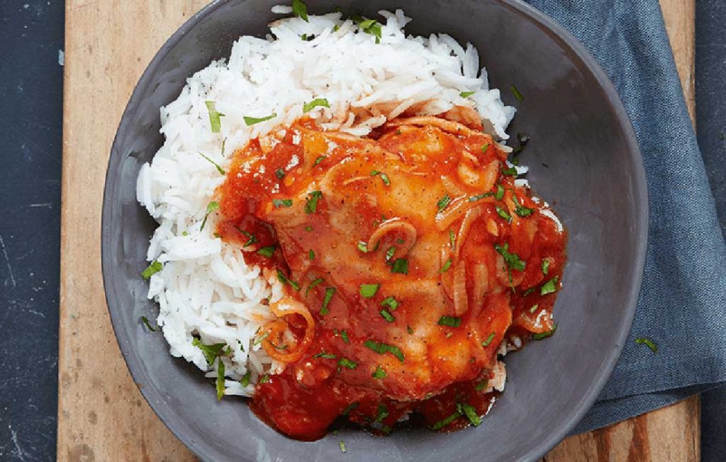 Chicken with peppadew peppers