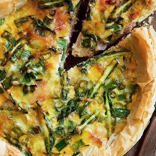 Quiche Lorraine made healthier