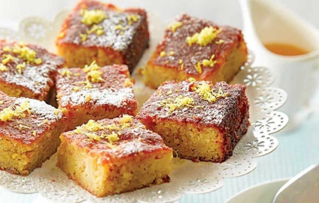 Gluten-free lemon drizzle cake