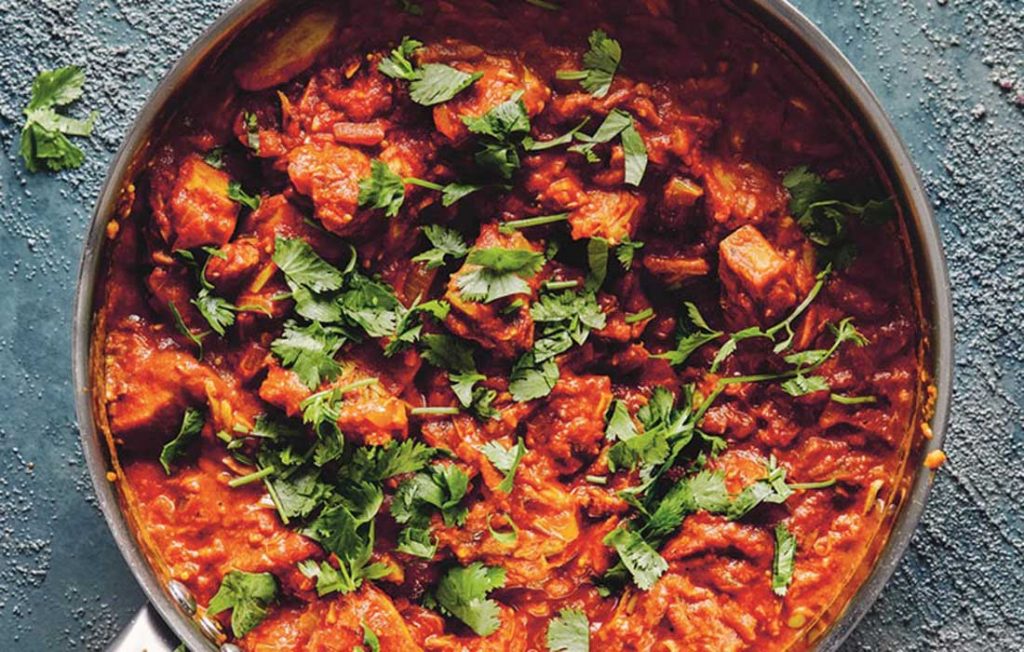 Vegan jackfruit curry