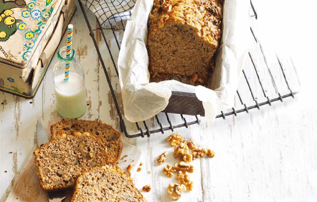 Walnut and banana loaf