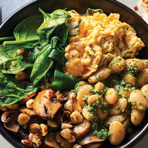 Vegetarian breakfast bowl