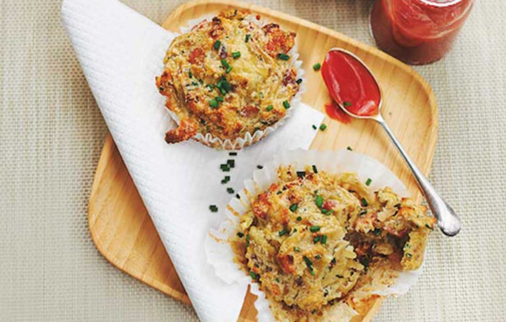 Savoury breakfast muffins Savoury breakfast muffins