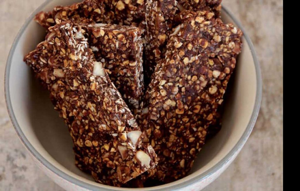 Chocolate muesli bars