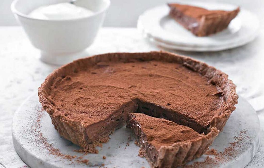 Makeover chocolate tart