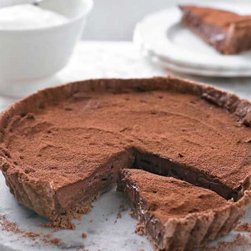Makeover chocolate tart