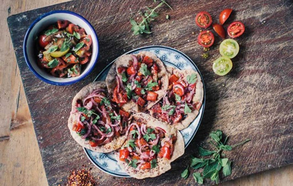 Frying-pan Turkish flatbreads