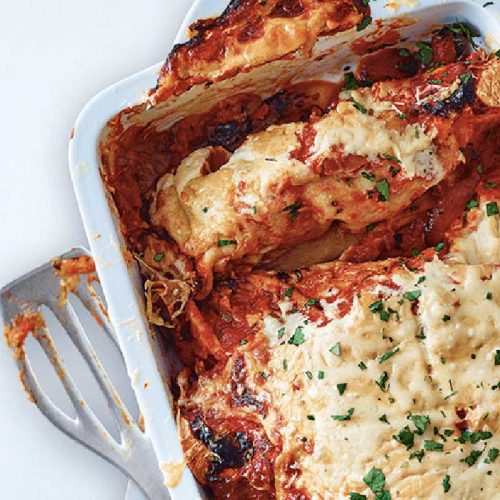 Cheesy chicken enchiladas