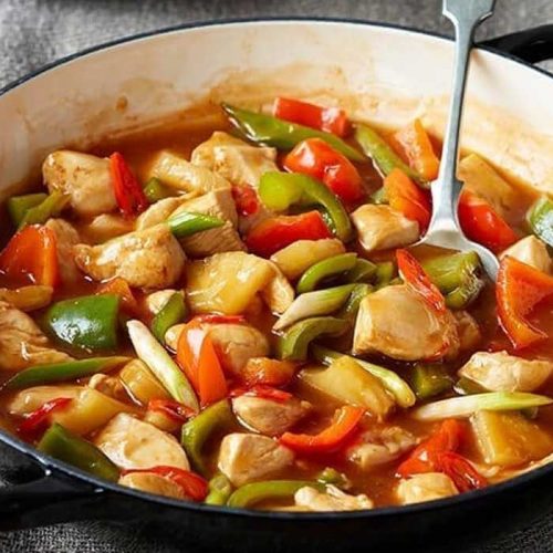 Speedy sweet and sour chicken