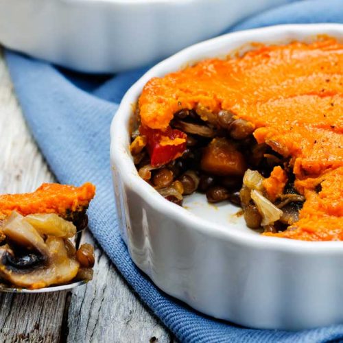 Vegan shepherd’s pie