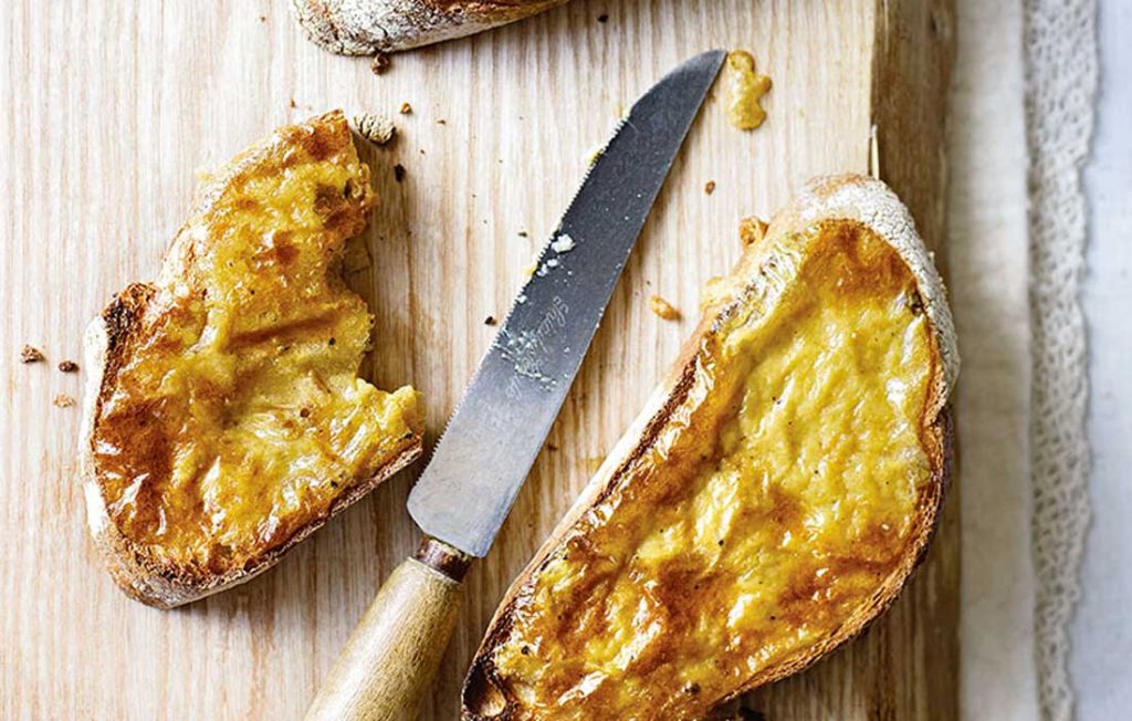 Welsh rarebit made healthier