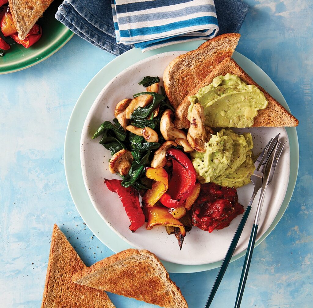 Vegan fry-up Vegan fry-up