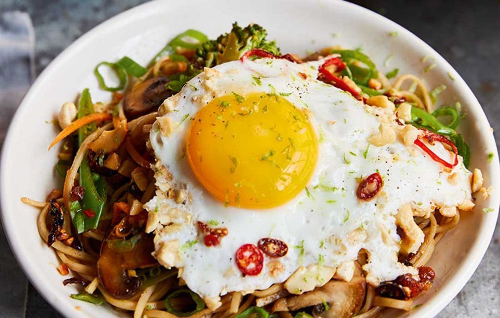 Veggie noodle stir-fry