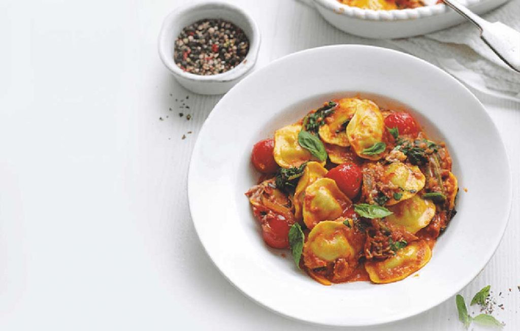Vegetarian pasta bake