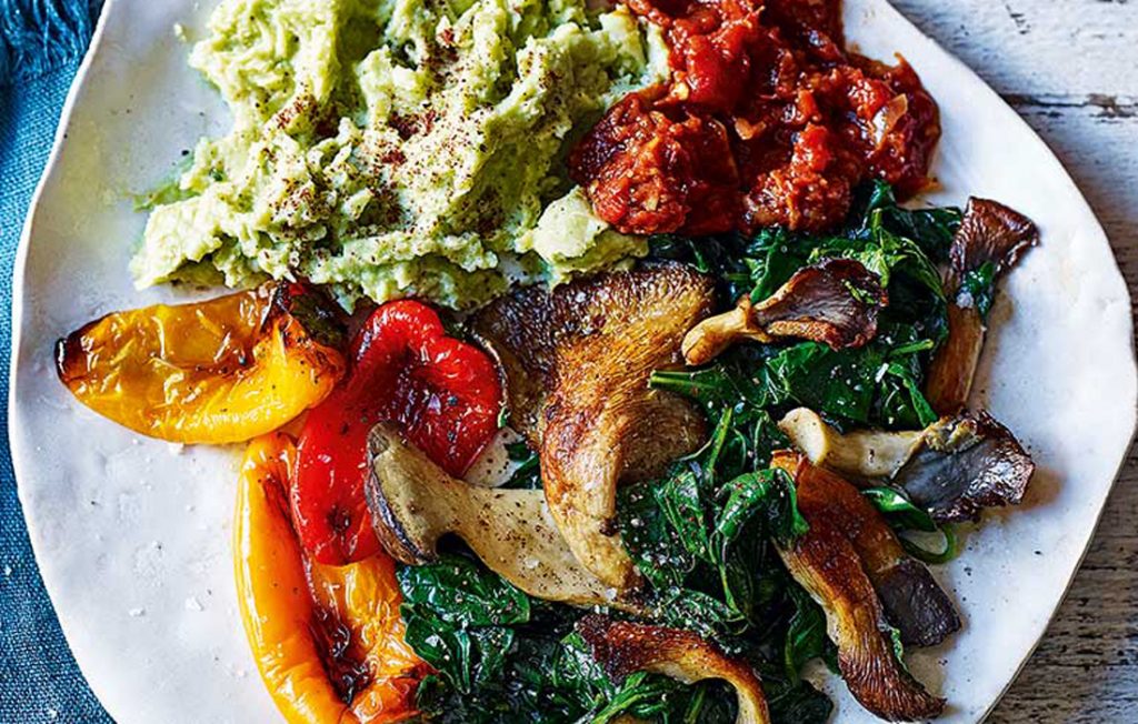 Vegan fry-up