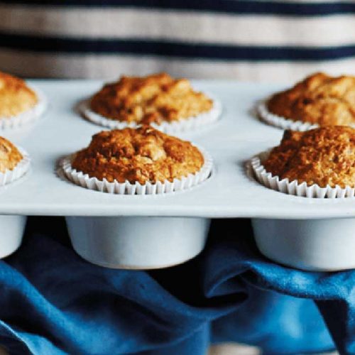 Banana and pecan muffins