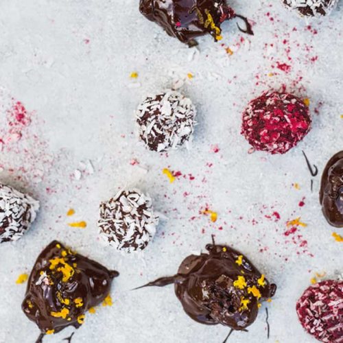 Choc jaffa balls