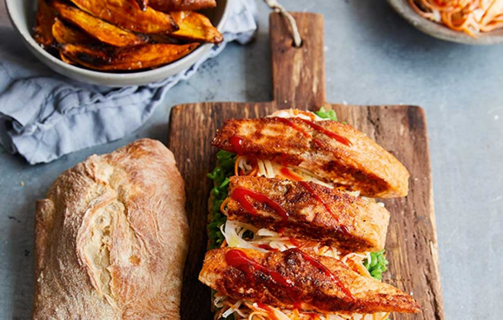 Fish finger sandwiches