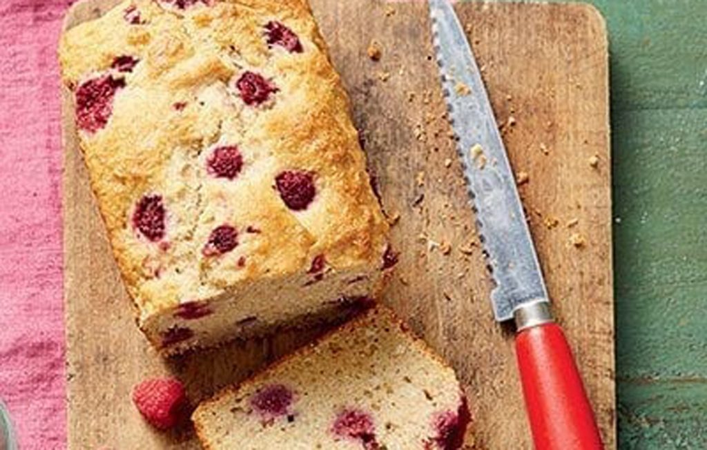 Pear and raspberry bread