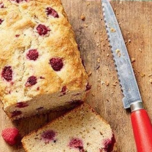 Pear and raspberry bread