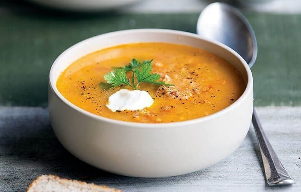 Chorizo and lentil soup