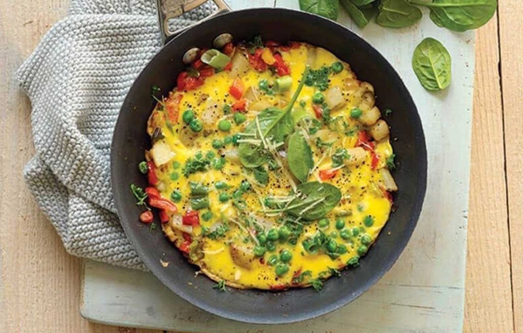 Green Spanish omelette Green Spanish omelette