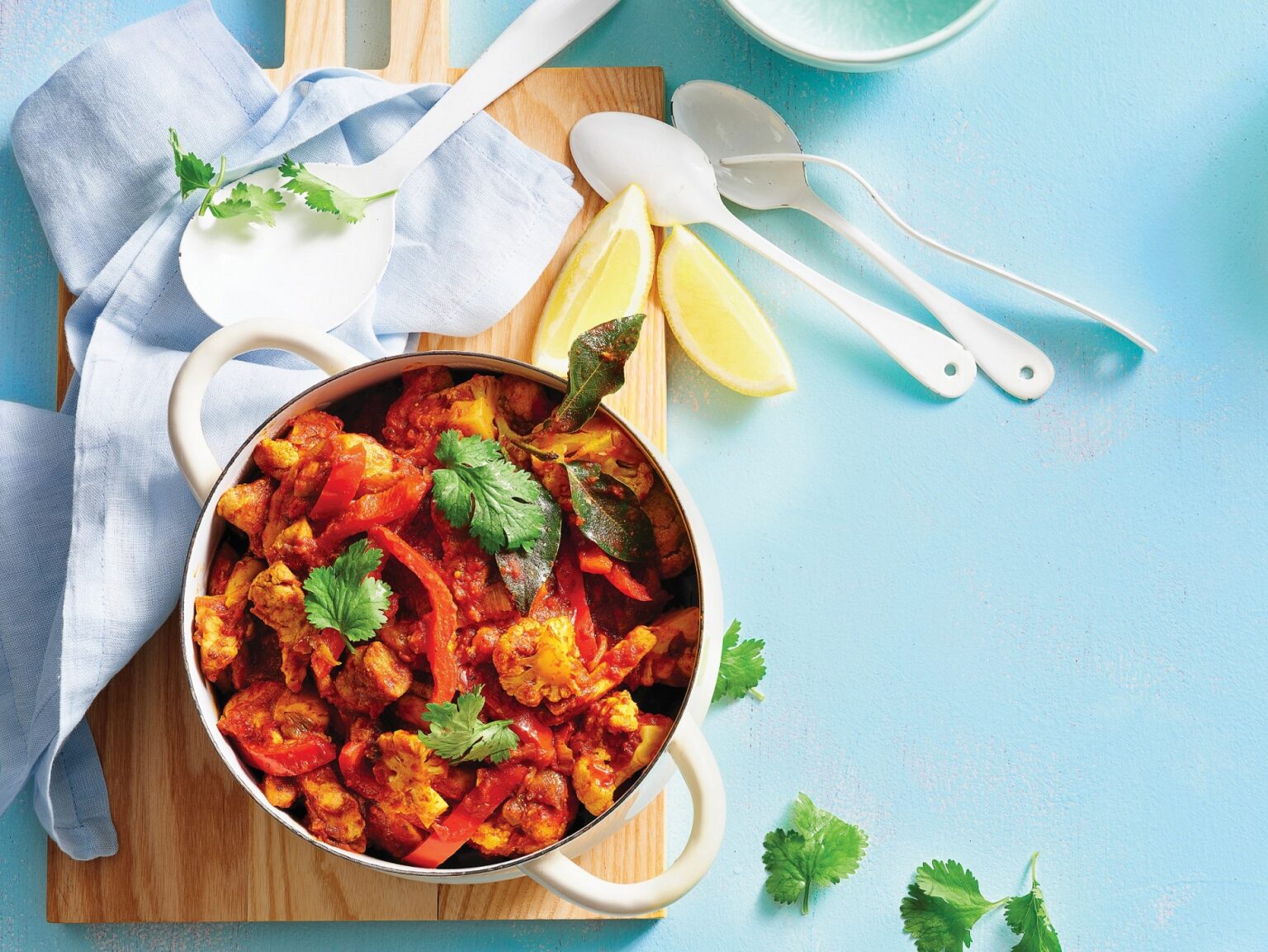 Chicken and cauliflower curry