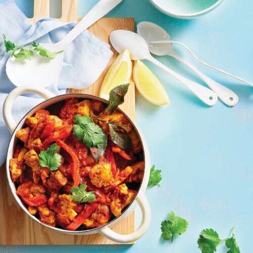 Chicken and cauliflower curry